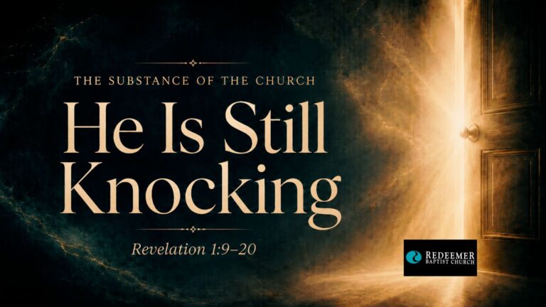 Read more about the article He Is Still Knocking: A Meditation on Jesus and His Church