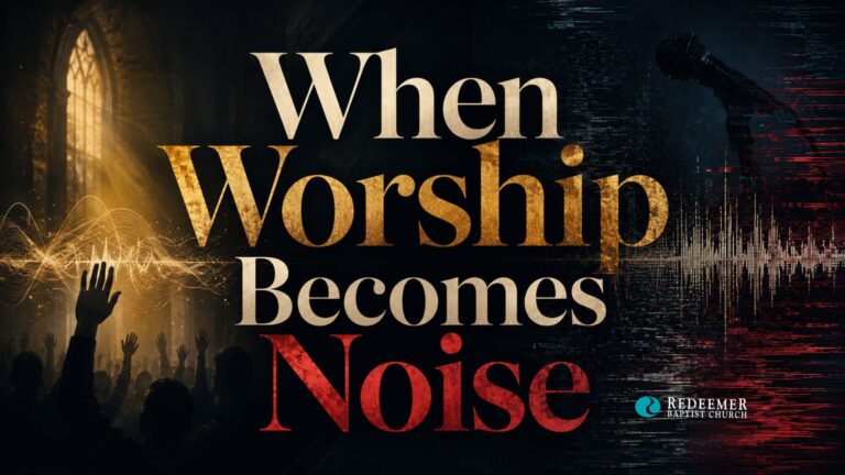 Read more about the article When Worship Becomes Noise