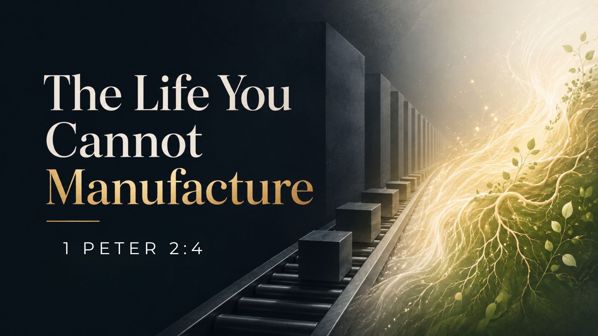 You are currently viewing The Life You Cannot Manufacture | 1 Peter 2 Meditation